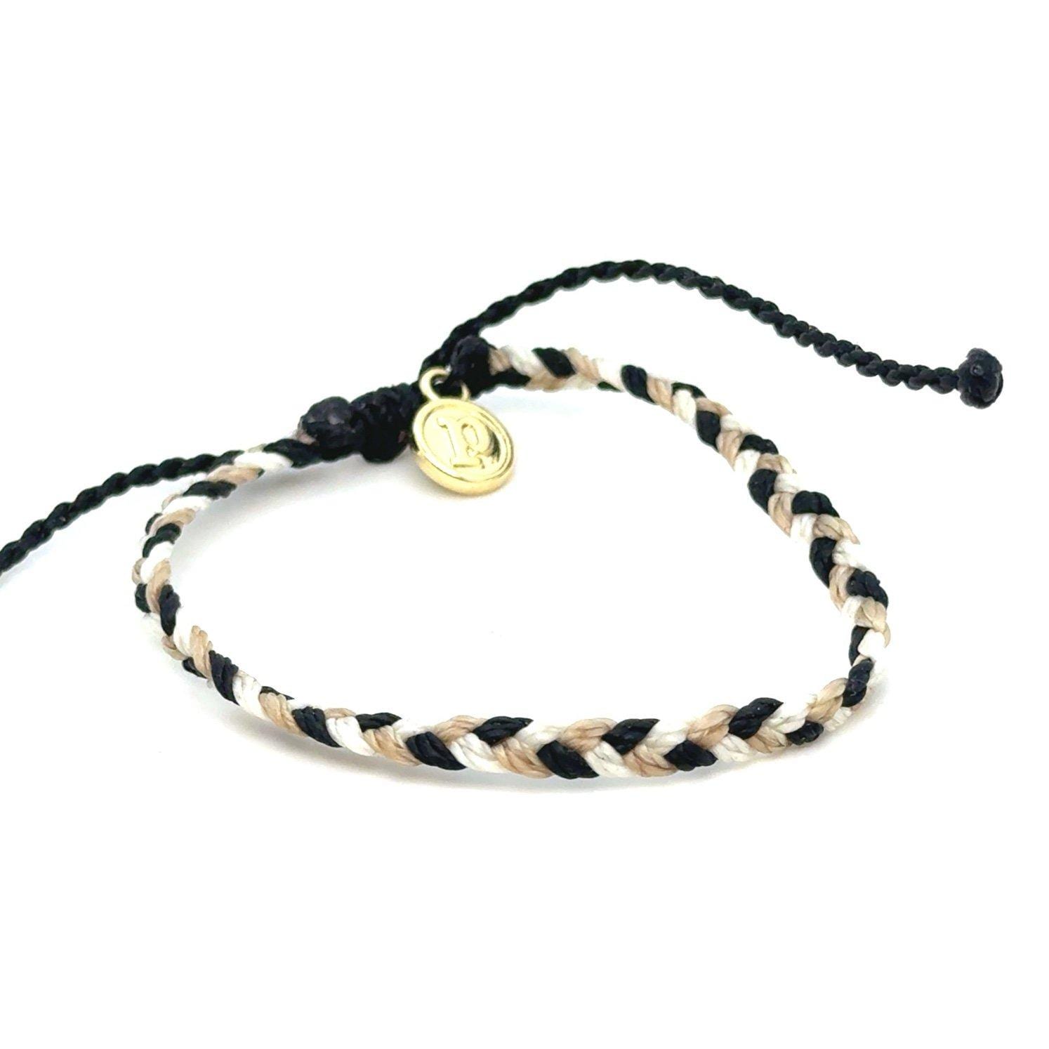 Pura Vida Pink/Blue/White Braid Bracelet