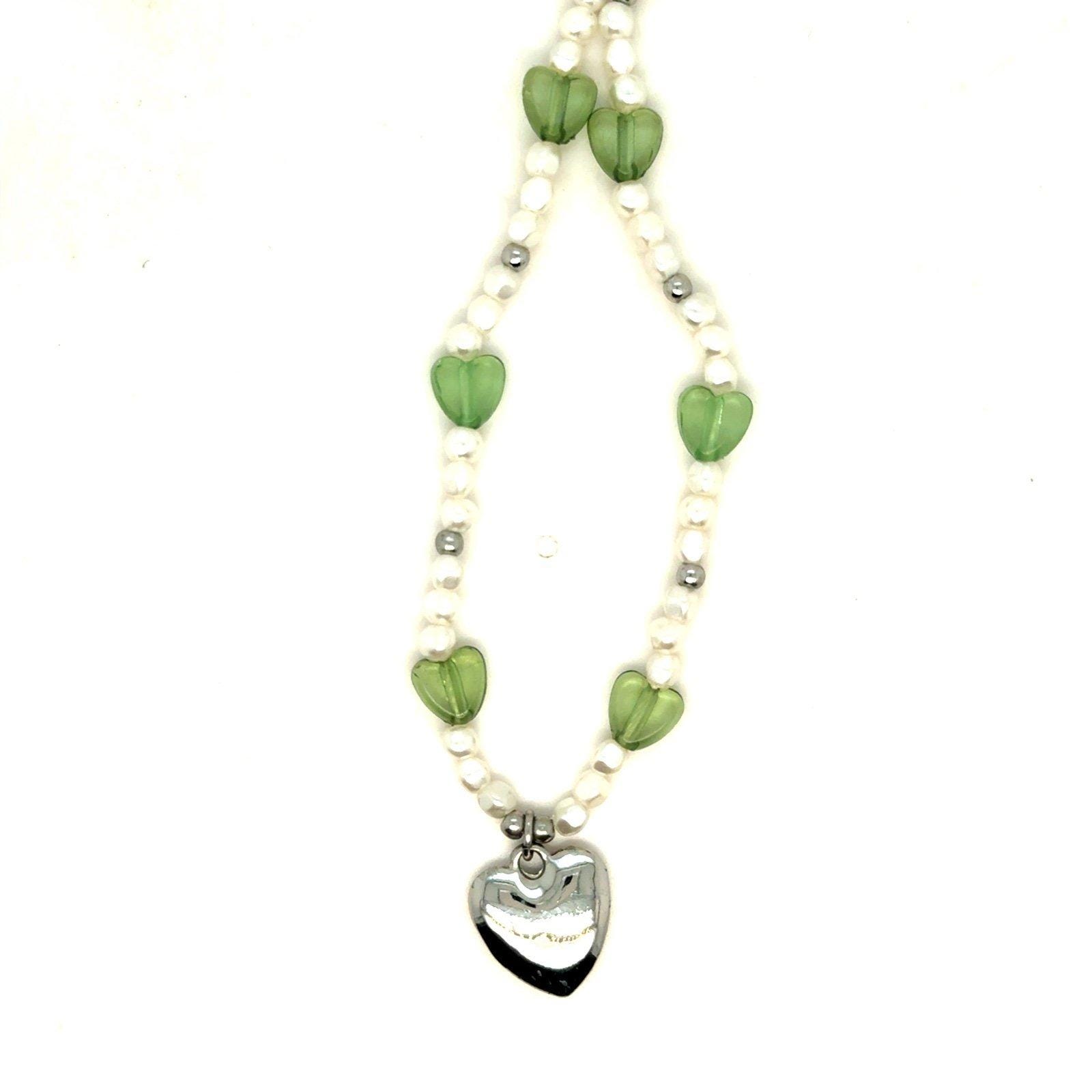 Beaded Heart Necklace