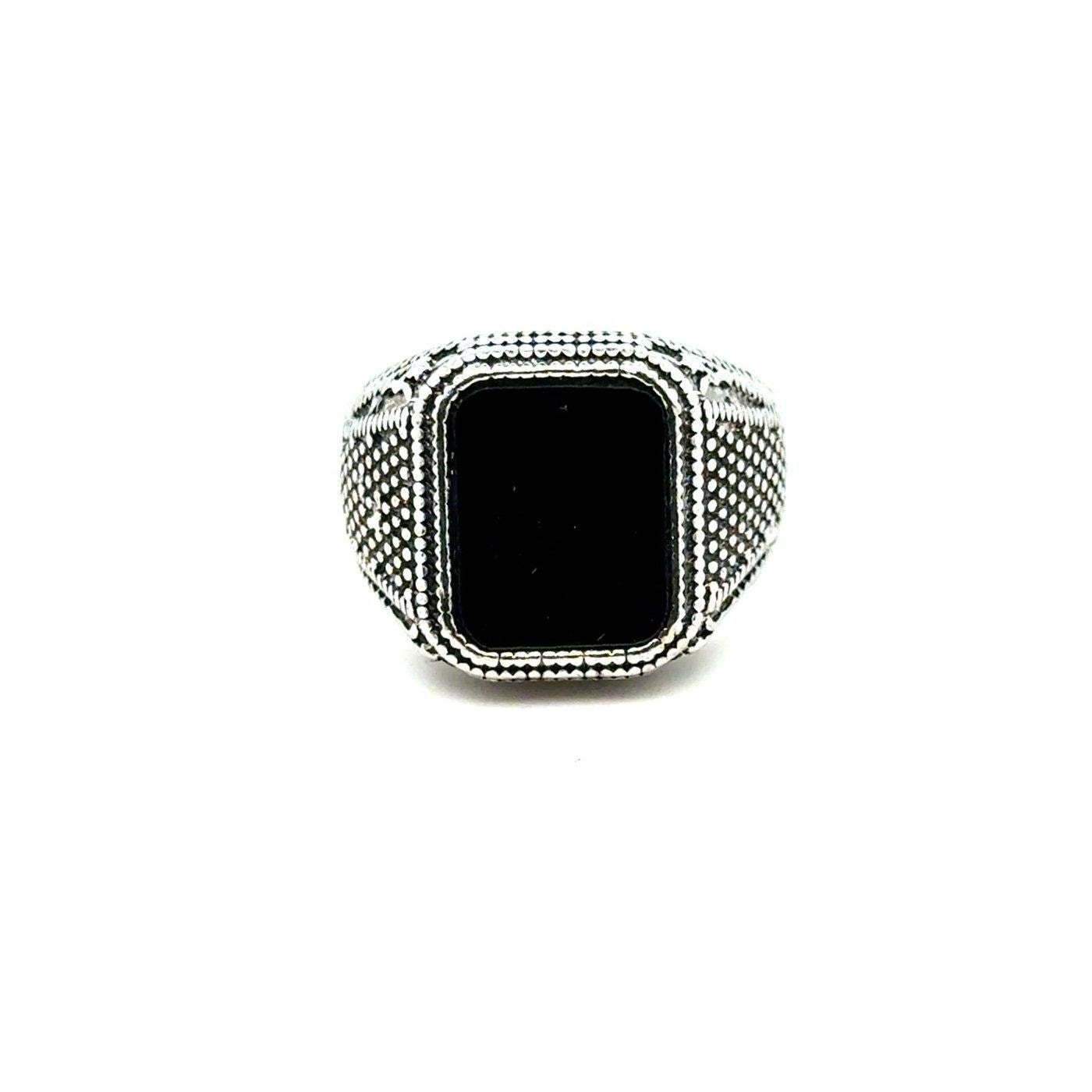Onyx Colored Stone Ring