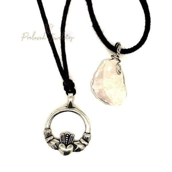 Claddagh & Stone Necklaces
