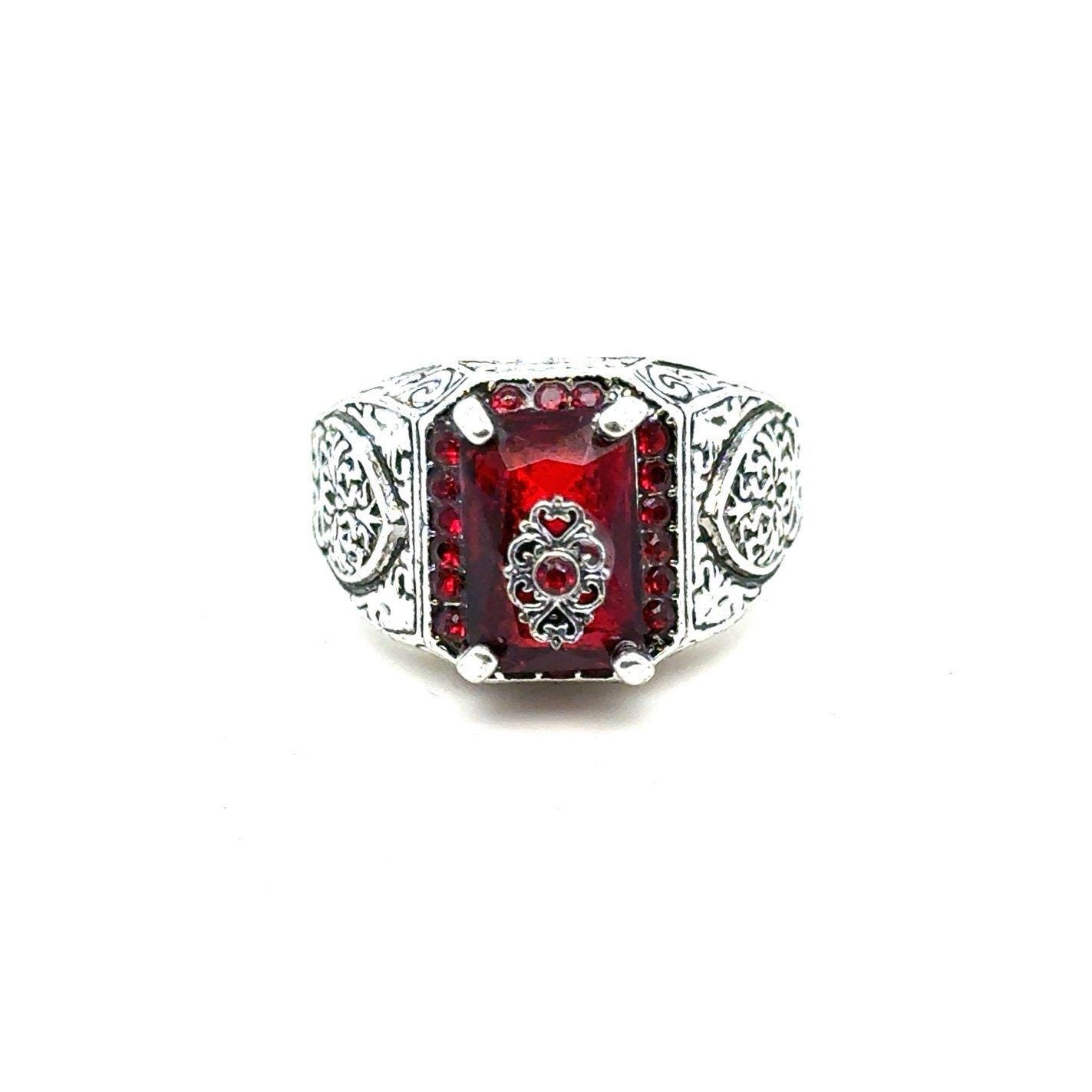 Red Stones Ring