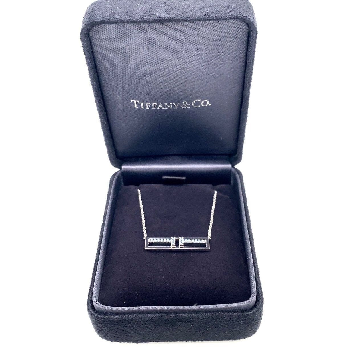 18k T&Co. T-Collection Blue Sapphire Necklace