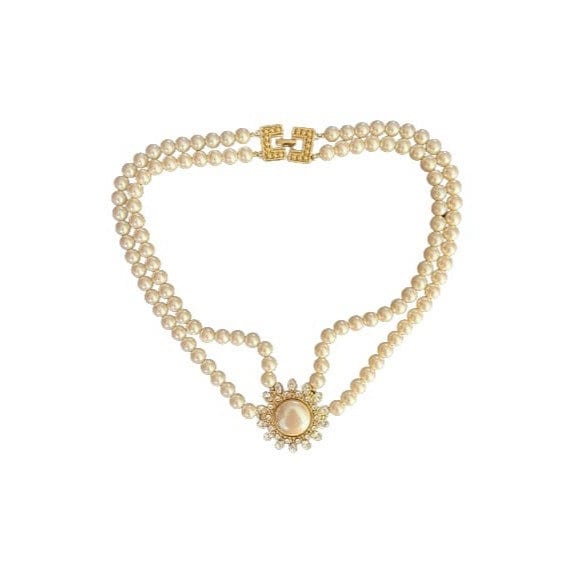 Monet Double Strand Pearl Necklace
