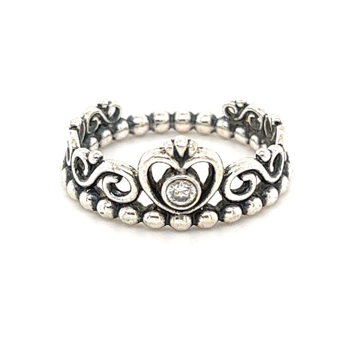 Pandora Cz Crown Ring
