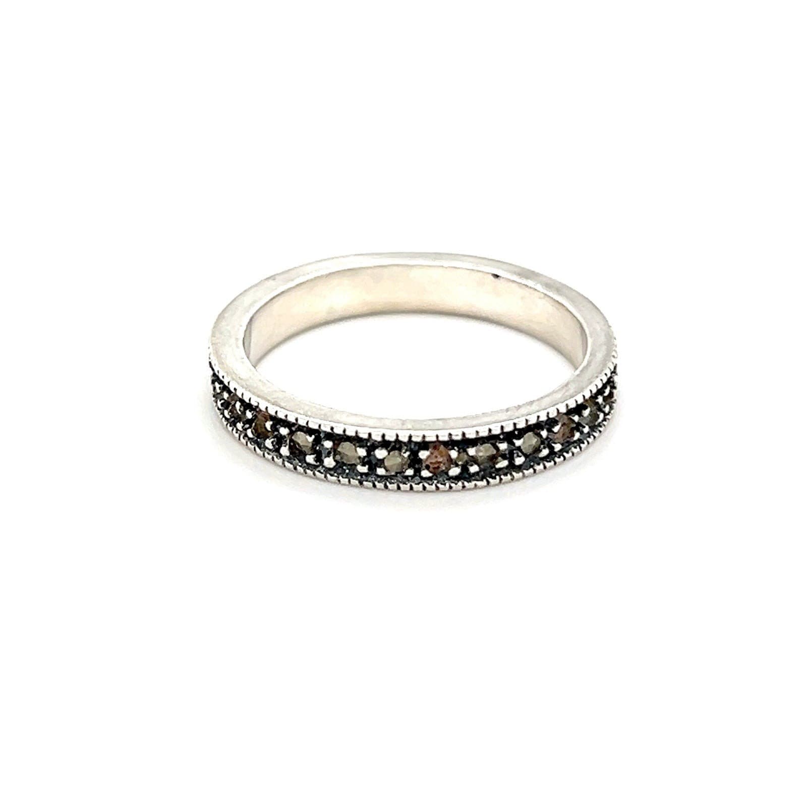 Eternity Cz Sterling Silver Band Ring