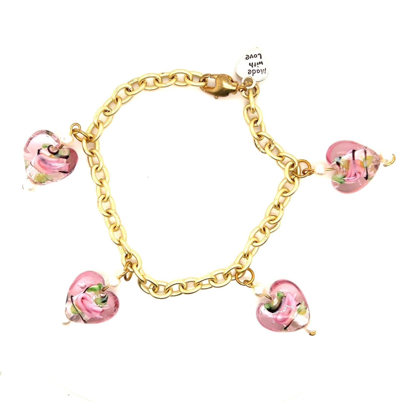 Pink Charm bracelet