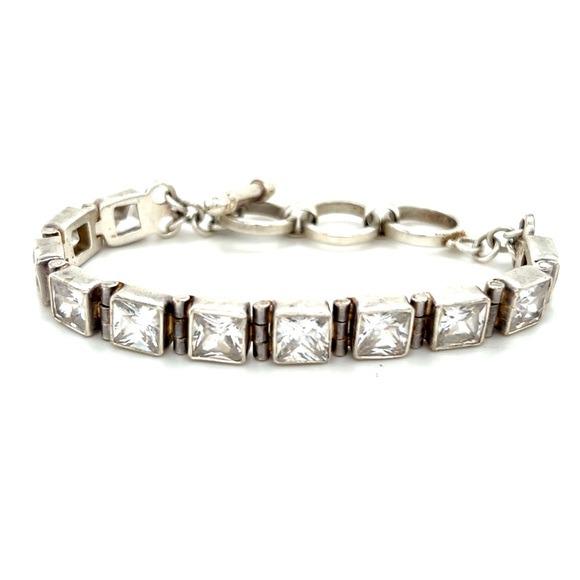 Elegant Silver 925 Cz Bracelet