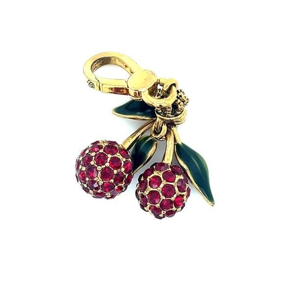 Juicy Couture Circle Shaped Cherries Charm