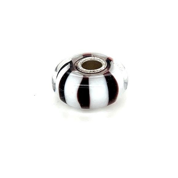 Trollbeads Striped Glass Bead Charm
