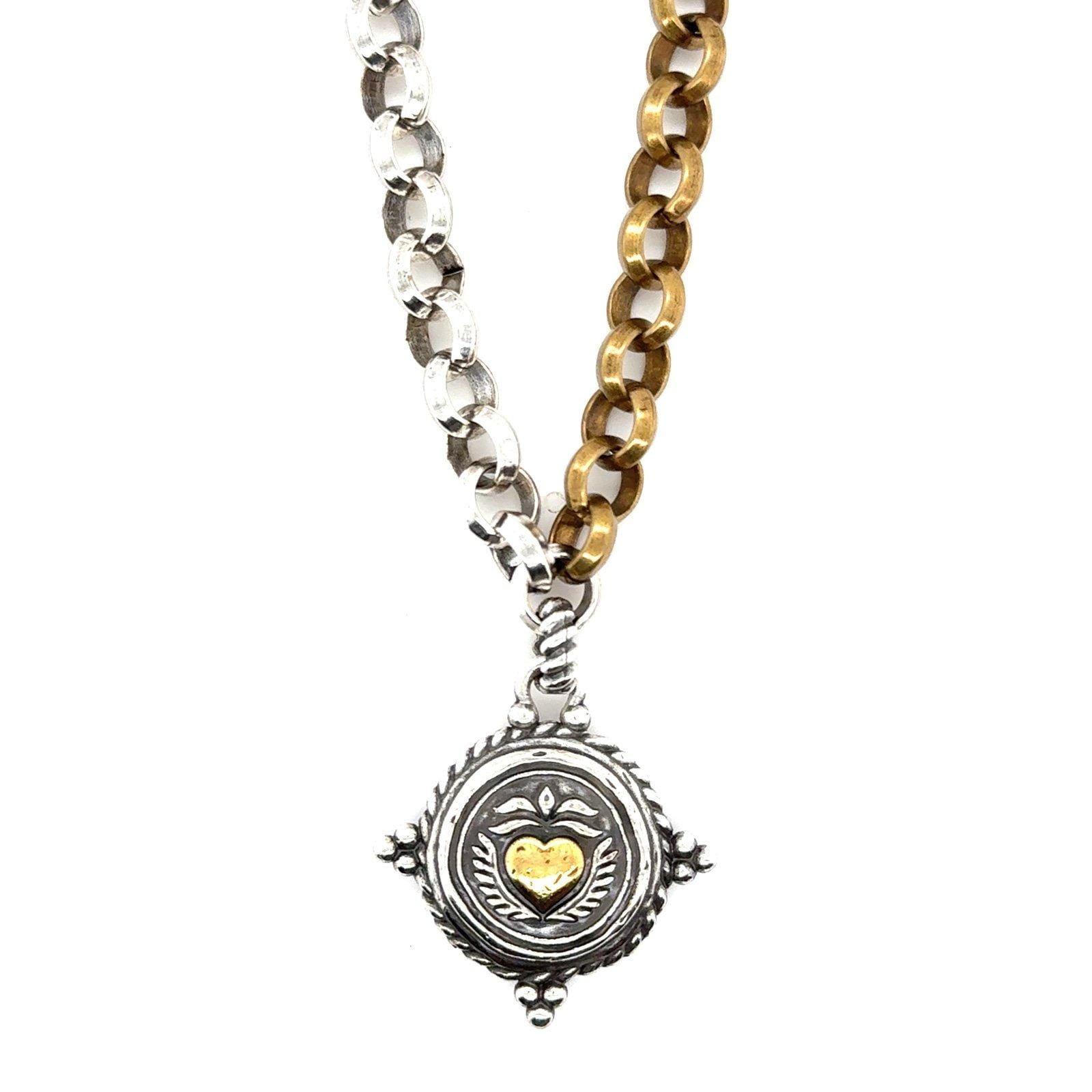 Brighton Two-Tone Heart Necklace