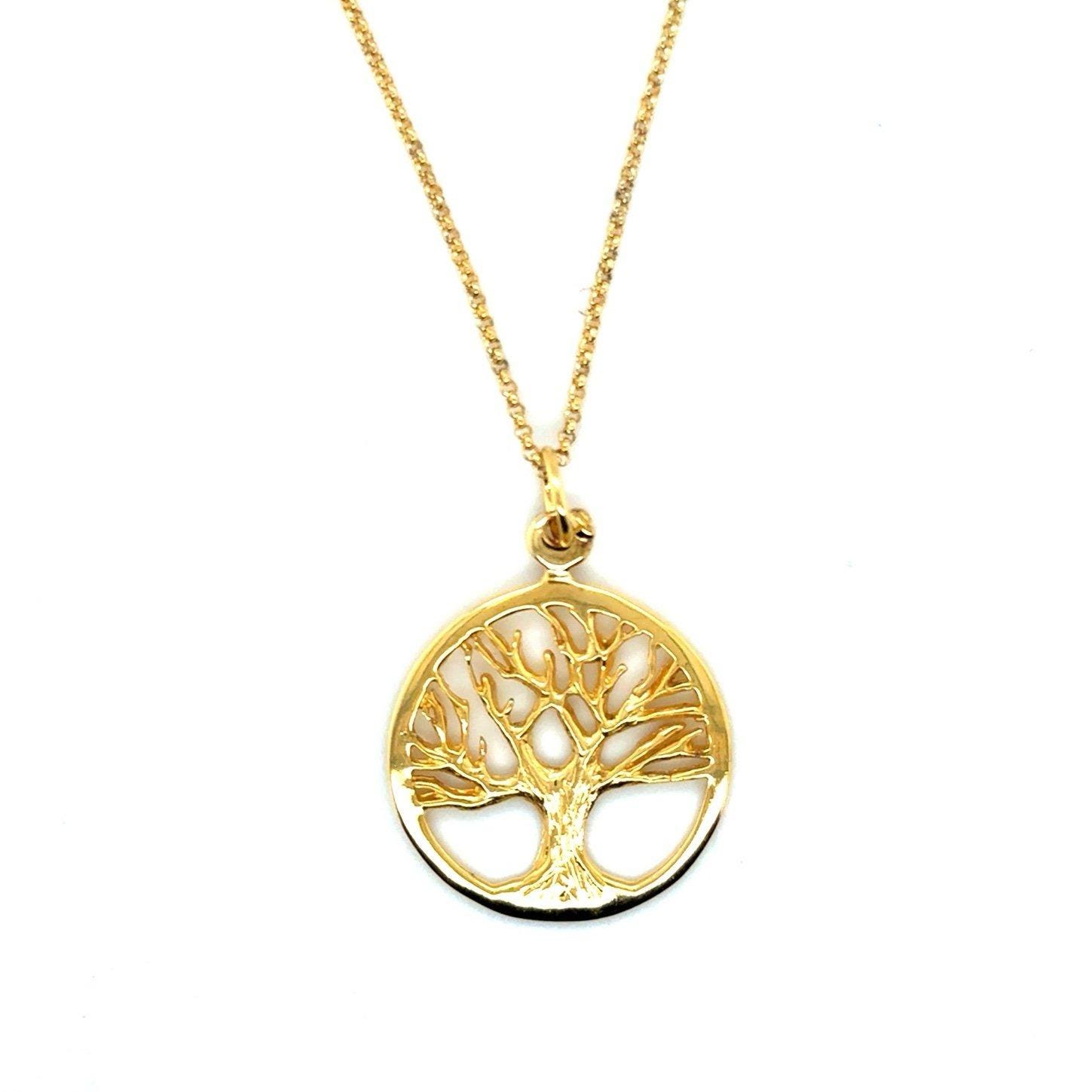 925 Gold Vermeil Tree Necklace