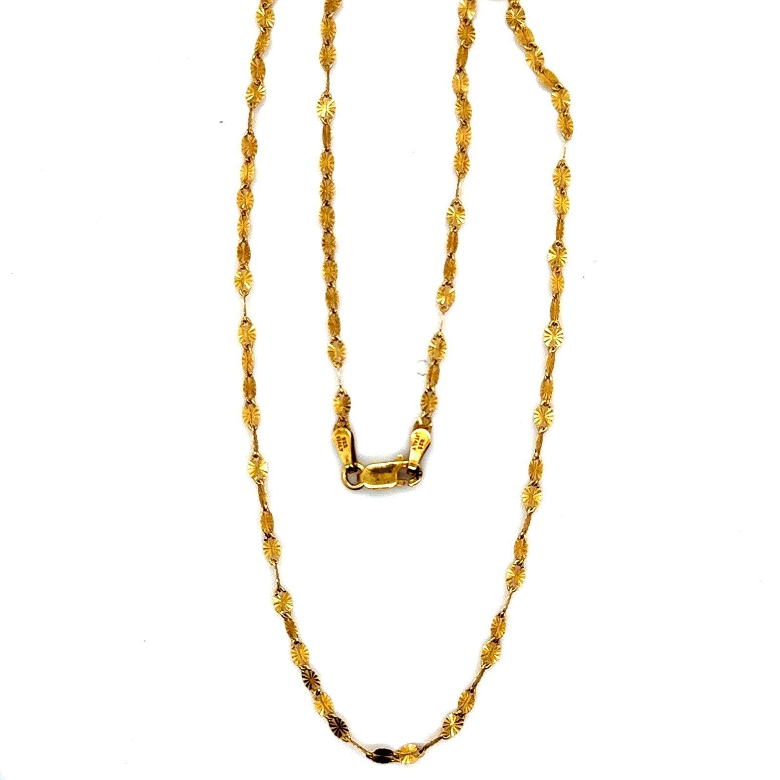 925 Gold Vermeil Choker Chain