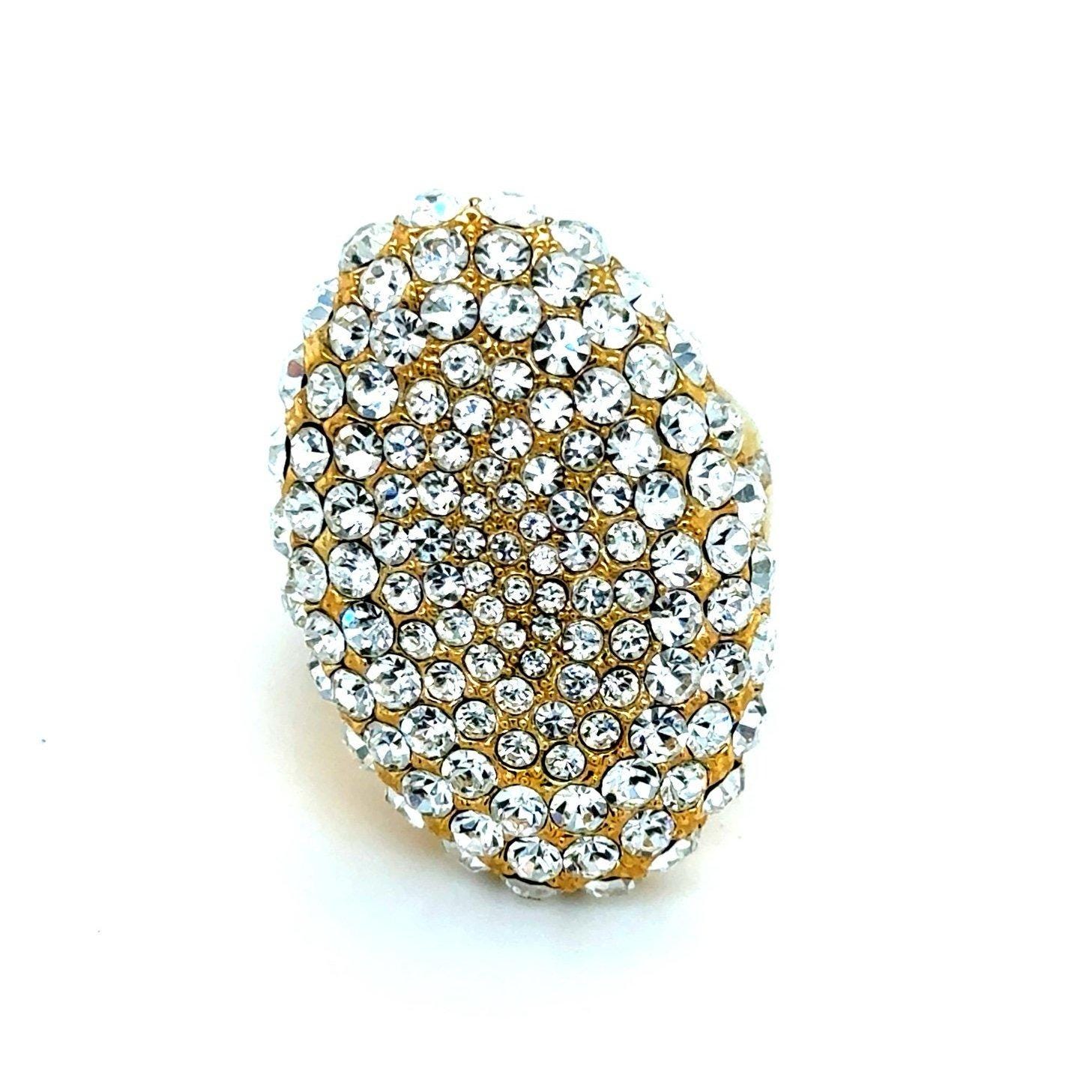 Akkad China Rhinestones Ring