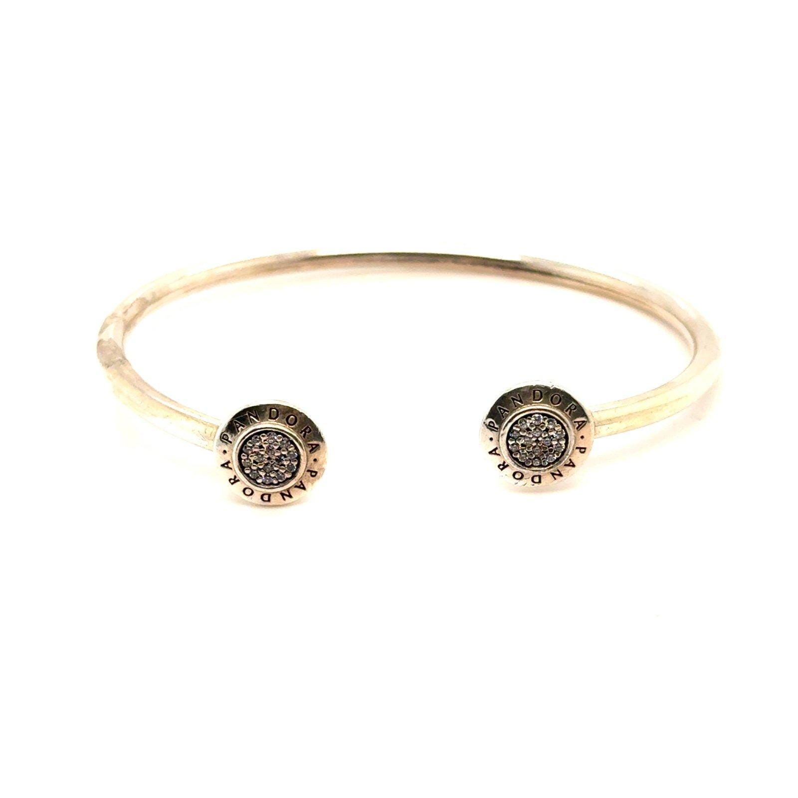 Pandora Signature Pave Cz Open Cuff