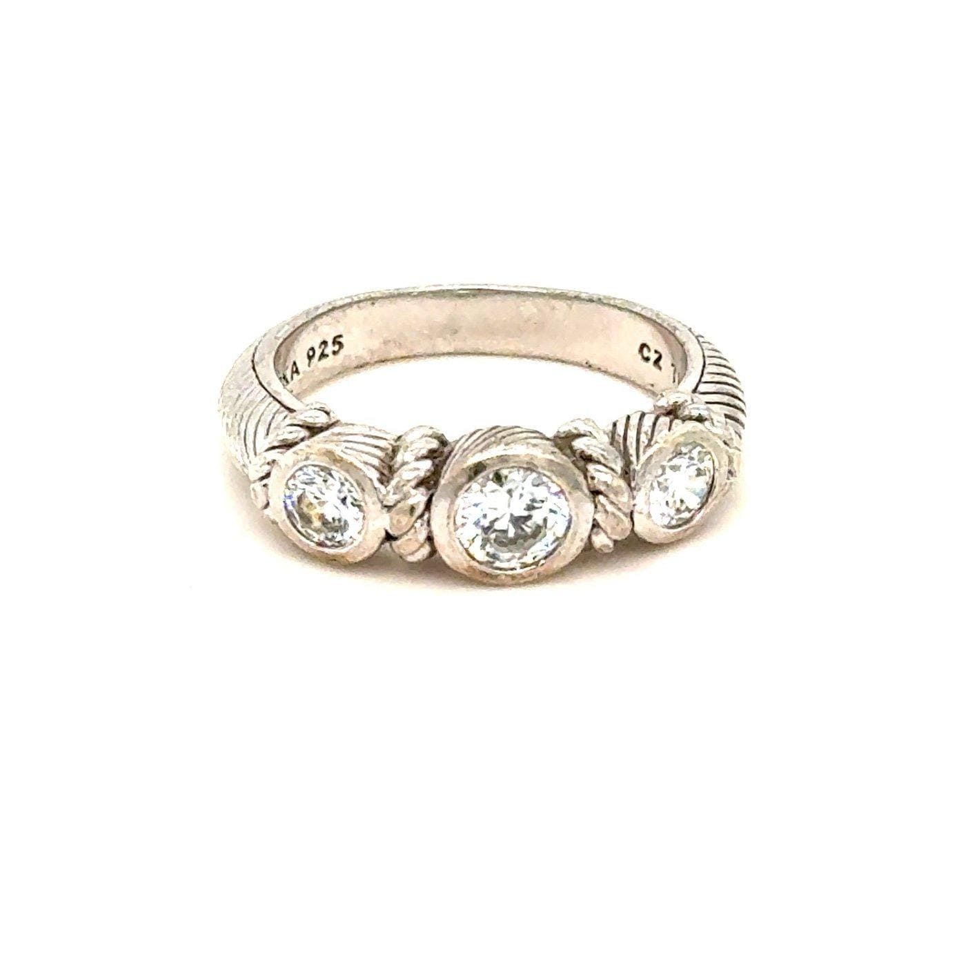 Judith Ripka 925 Zirconia Band Ring