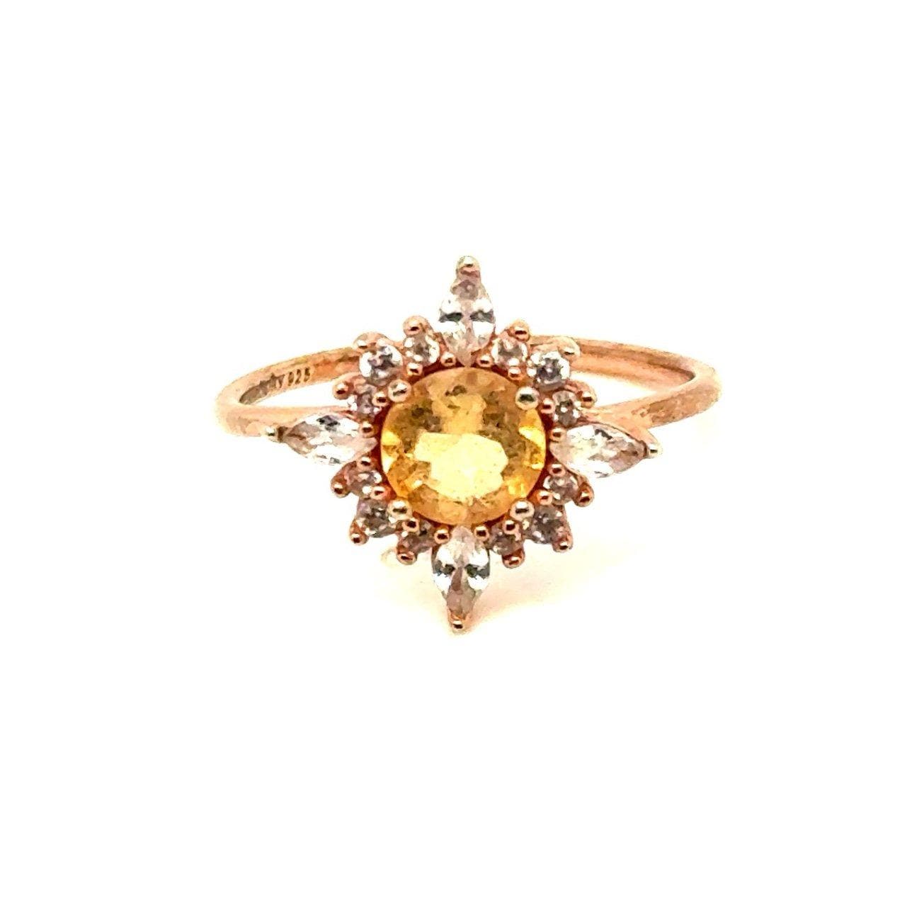 Serendipity 925 Rose Gold Stone Ring