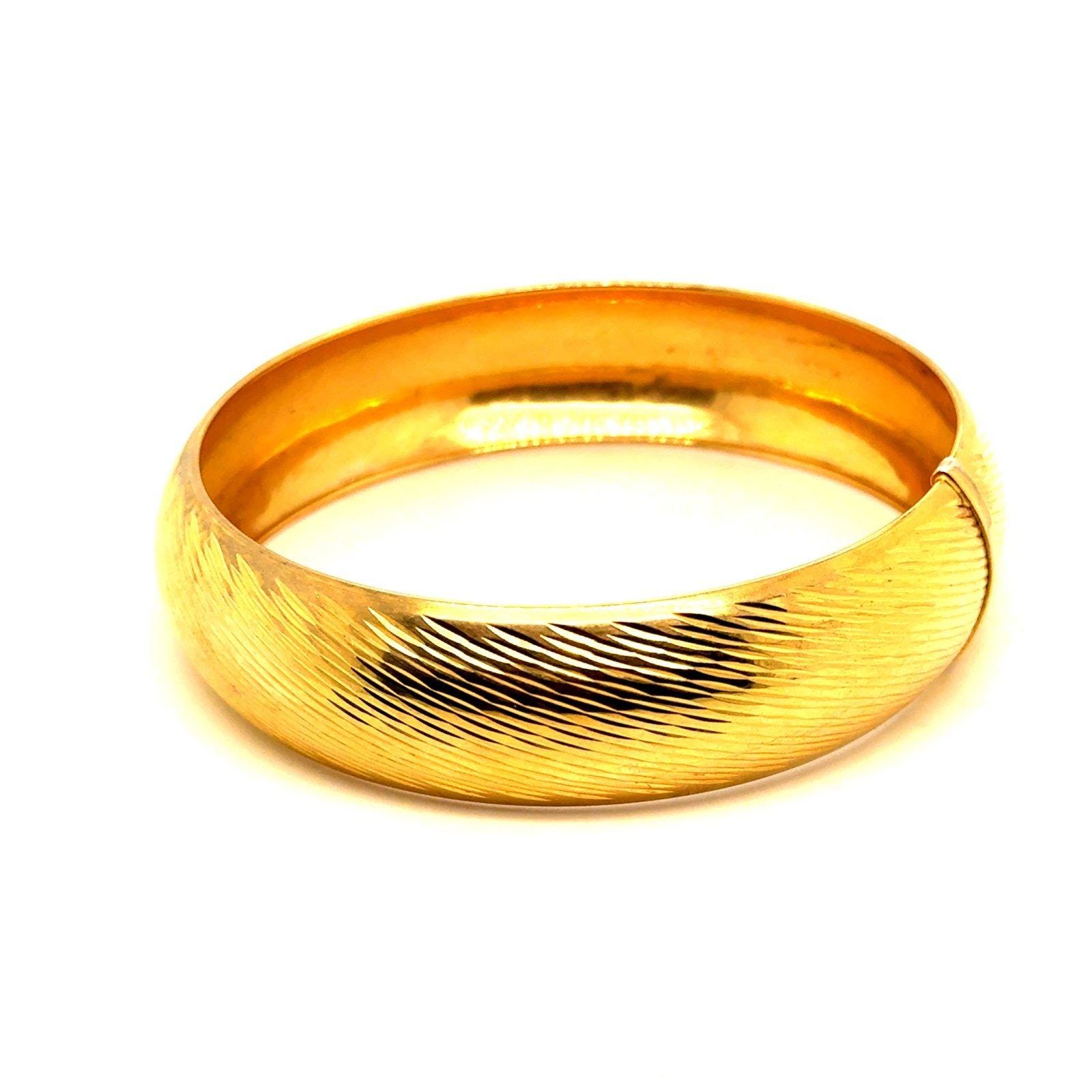 Vintage 925 Gold Vermeil Cuff