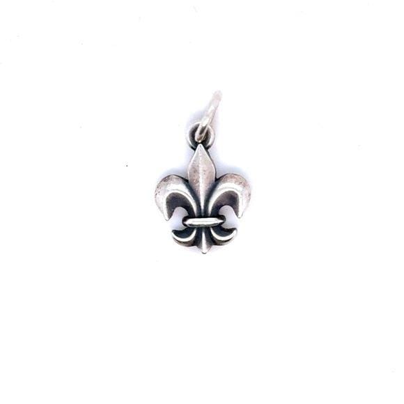 James Avery Silver Fleur-de-Lis Charm