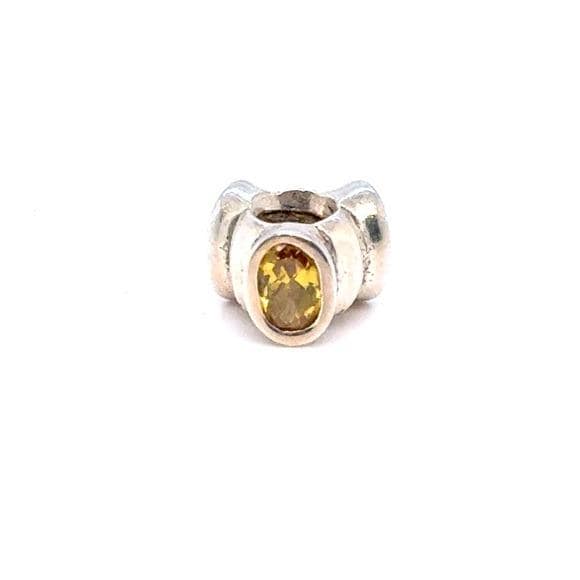 Pandora Yellow Citrine Accent Charm Bead