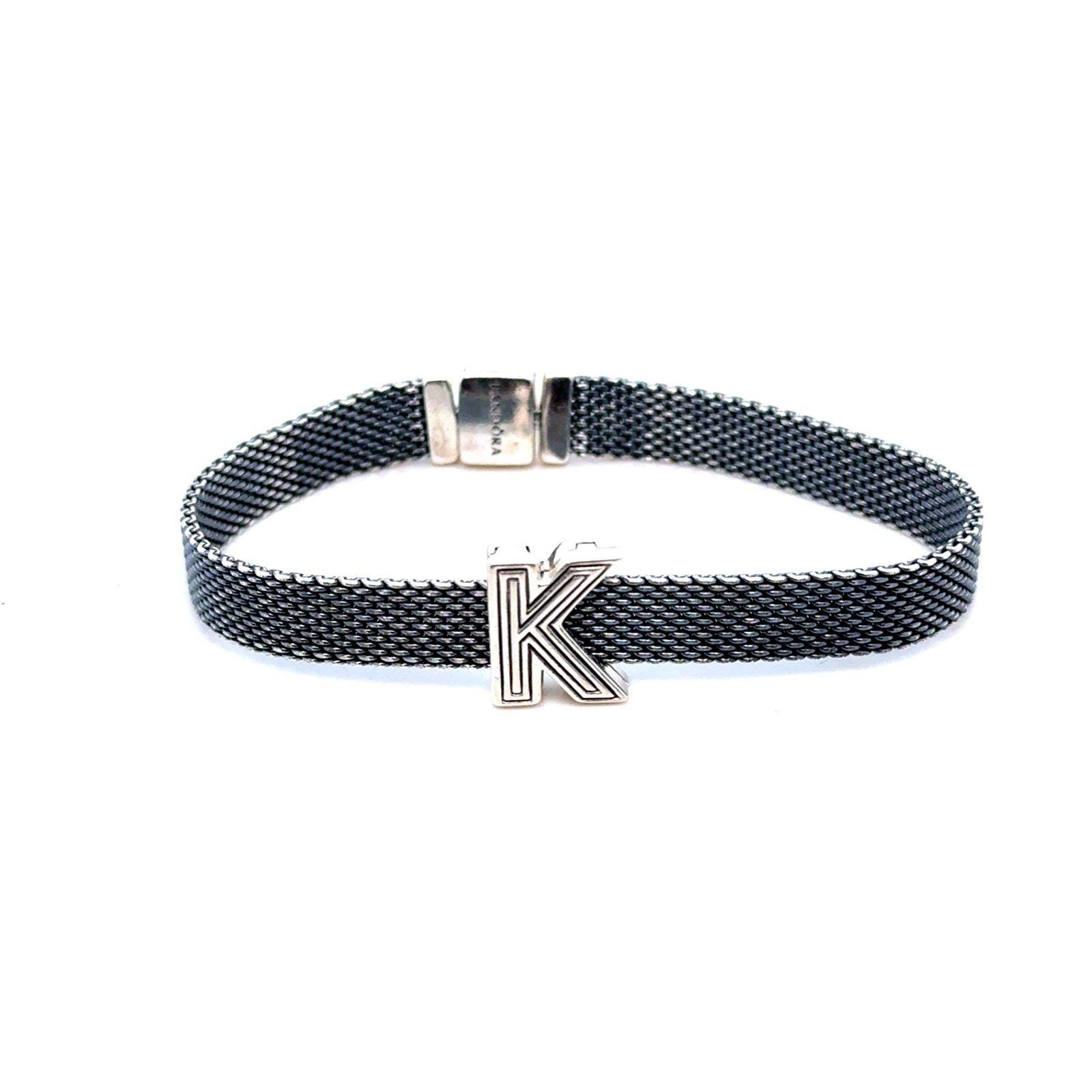 Pandora Reflexion Bracelet with Letter K Charm