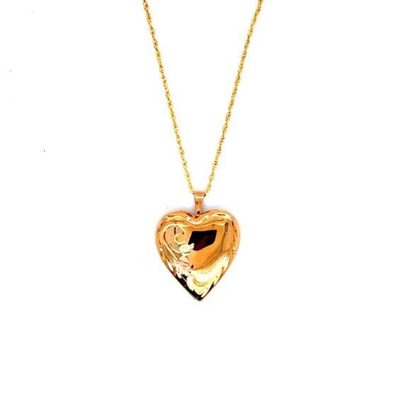 Black Hills Gold Heart Locket Necklace