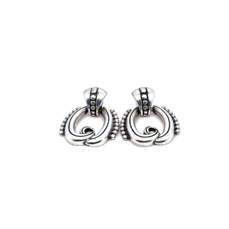 Brighton Sculptural Swirl Drop Earrings