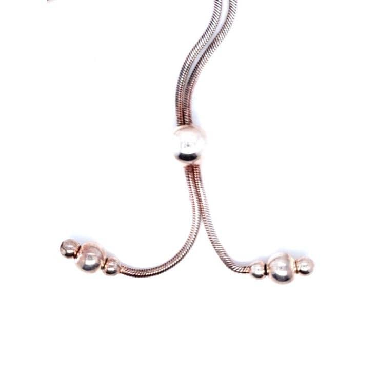 Sterling Silver 925 Polished Beads Necklace