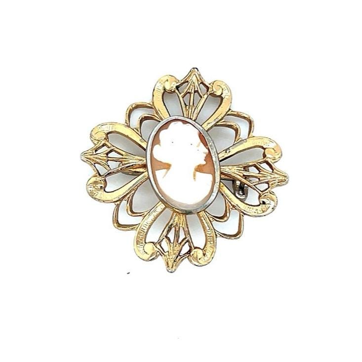 Vintage Cameo Brooch