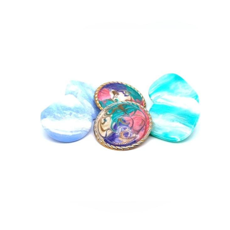 3 Pairs Beautiful Large Stud Earrings