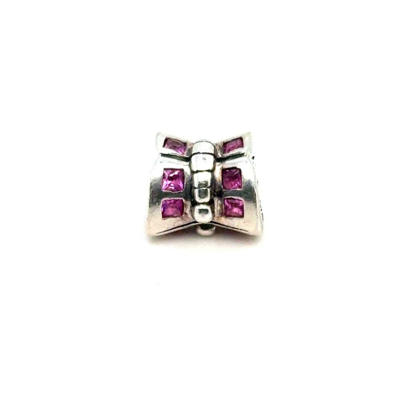 Chamilia Pink Cz Butterfly Charm
