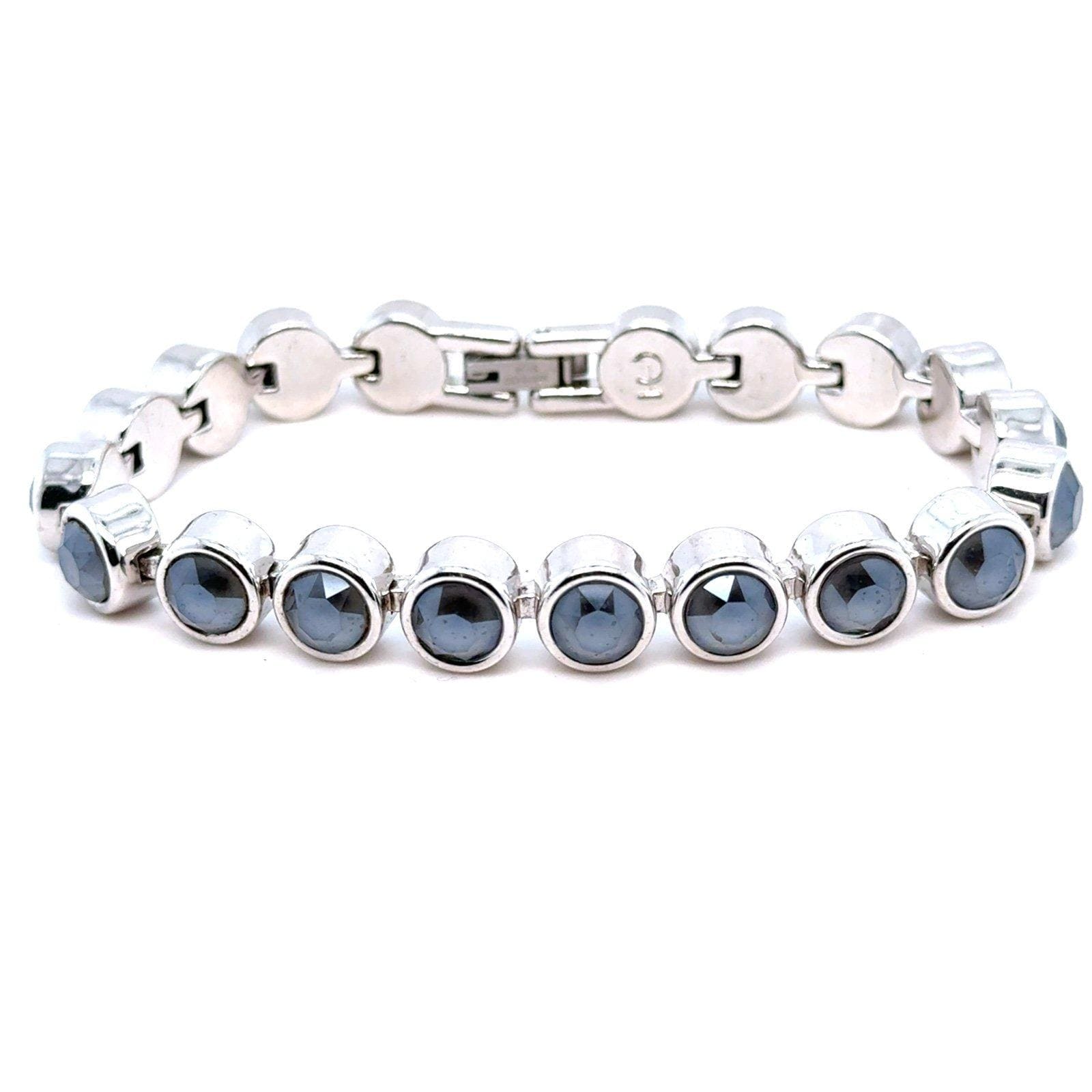 Touchstone Crystal Gray Beads Bracelet