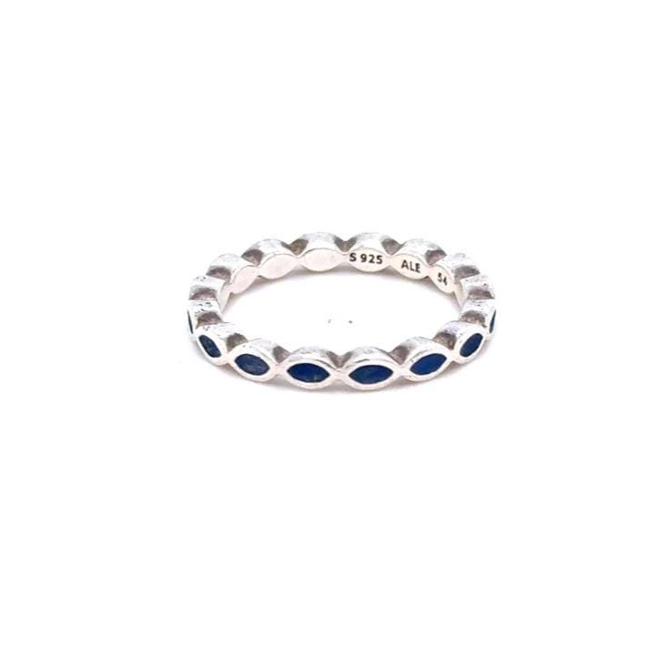 Pandora Better Together Blue Enamel Accents Ring