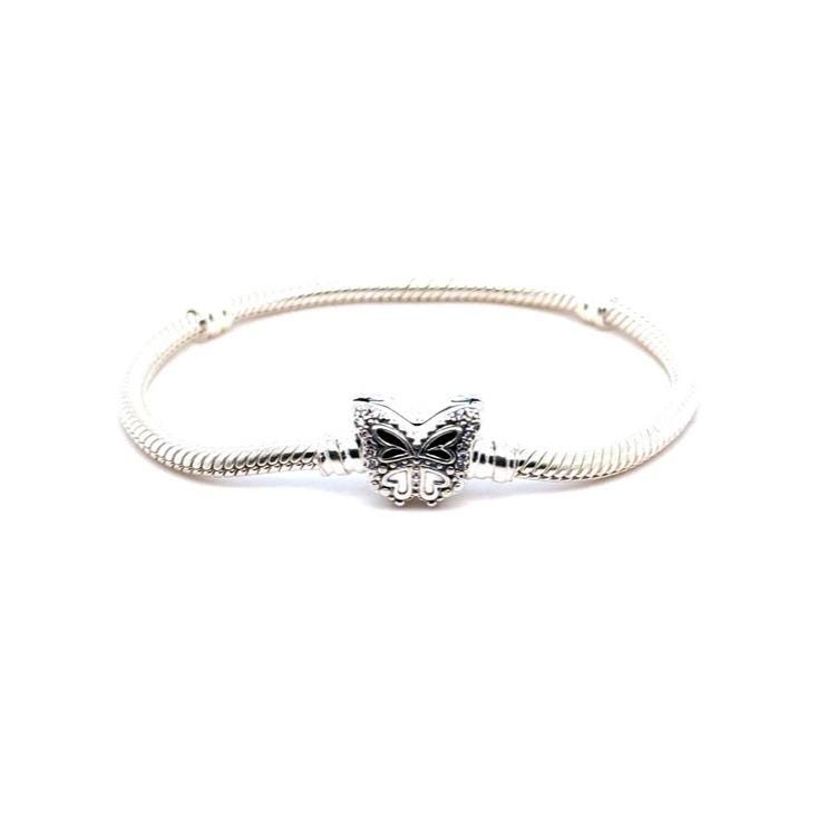 Pandora Silver Butterfly Clasp Bracelet
