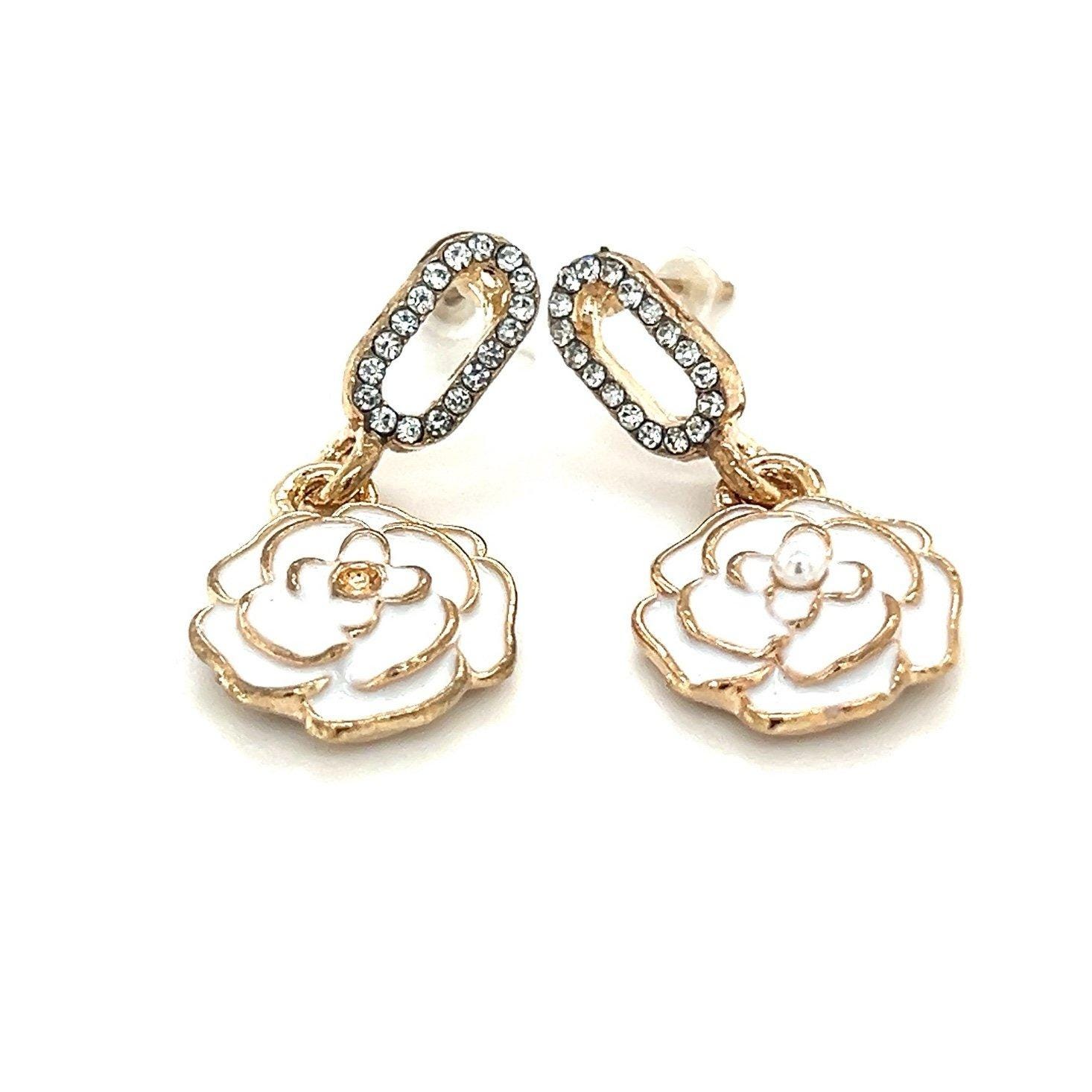 Flower Drop Earrings