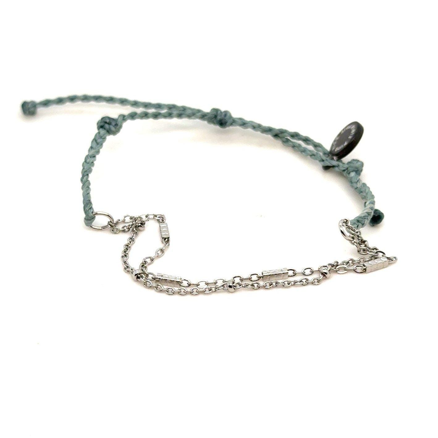 Pura Vida Beaded/Tubular Chain Bracelet