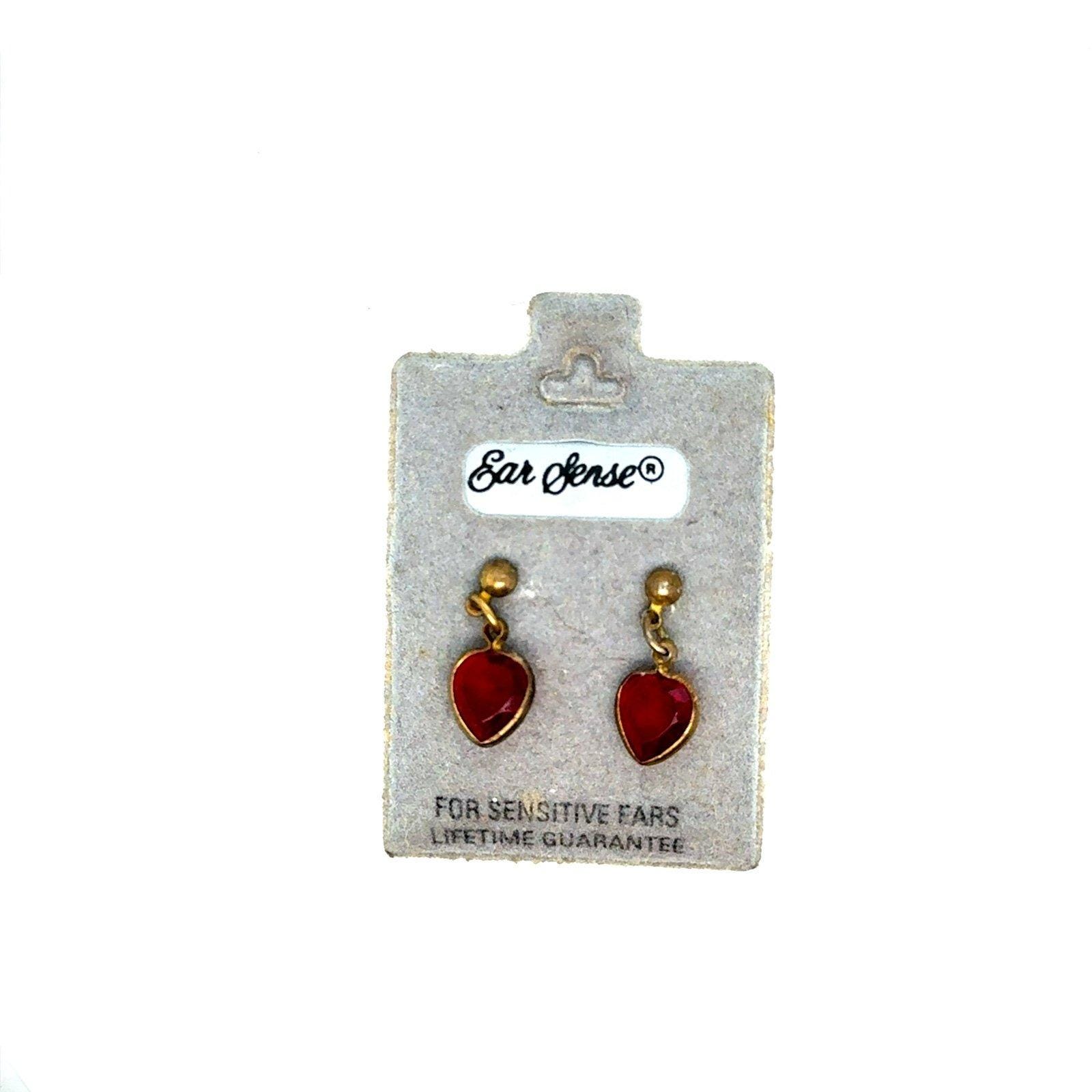Red Heart Earrings