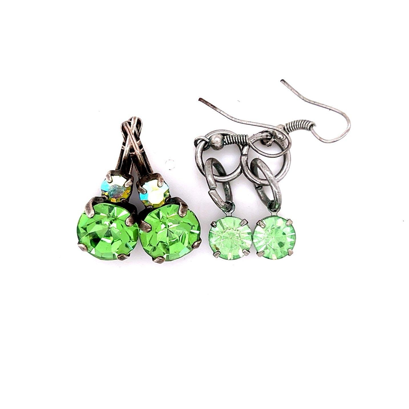 Green Stone Earrings