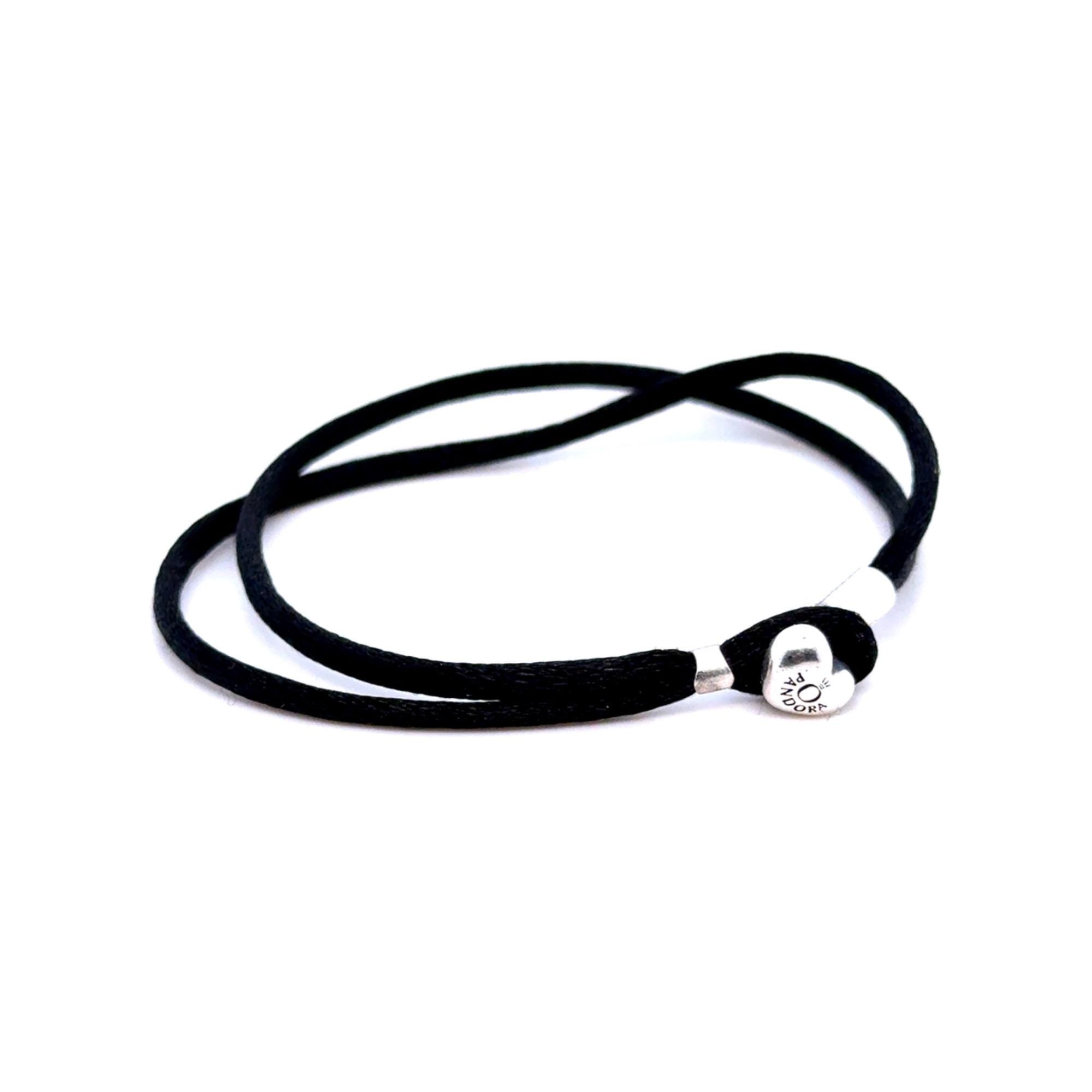 Pandora Double Black Cord Bracelet