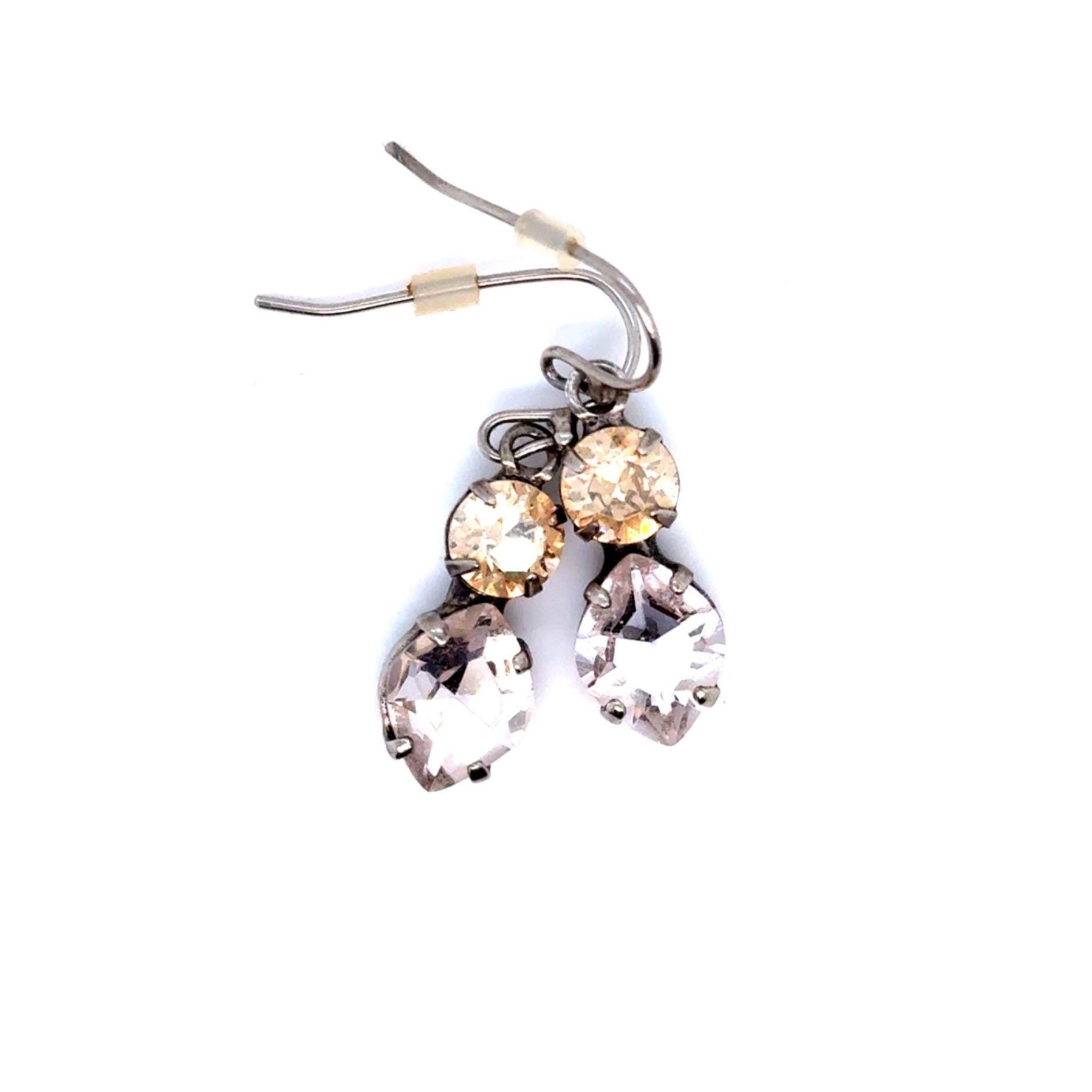 Sorrelli 2 Crystals Drop Earrings