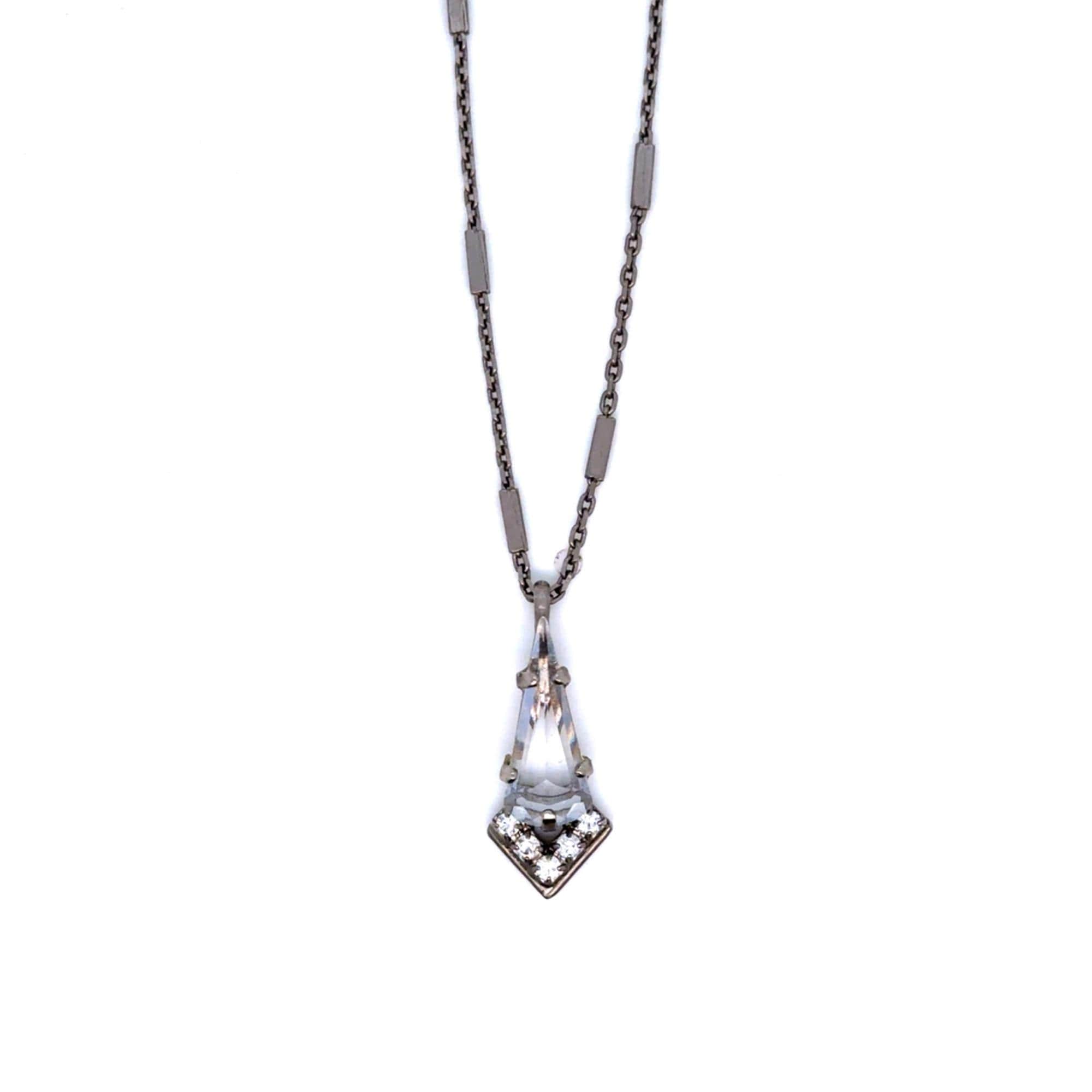 Sorrelli Kite Shaped Crystals Pendant Necklace