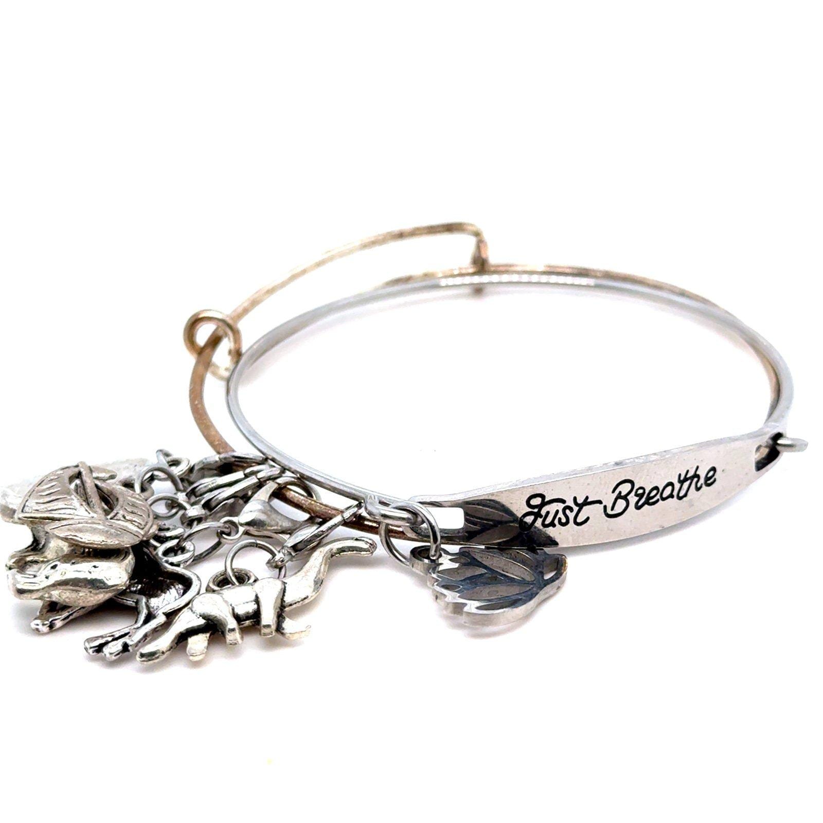 Just Breathe & Animal Charms Bracelets (c1)