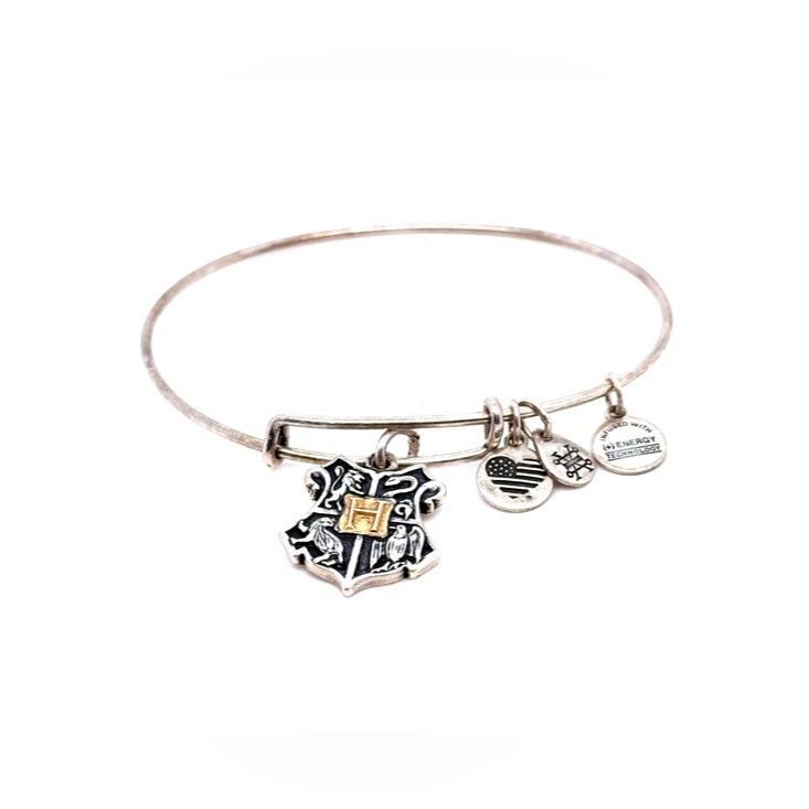 Alex and Ani Charm Bangle with Patriotic Accent