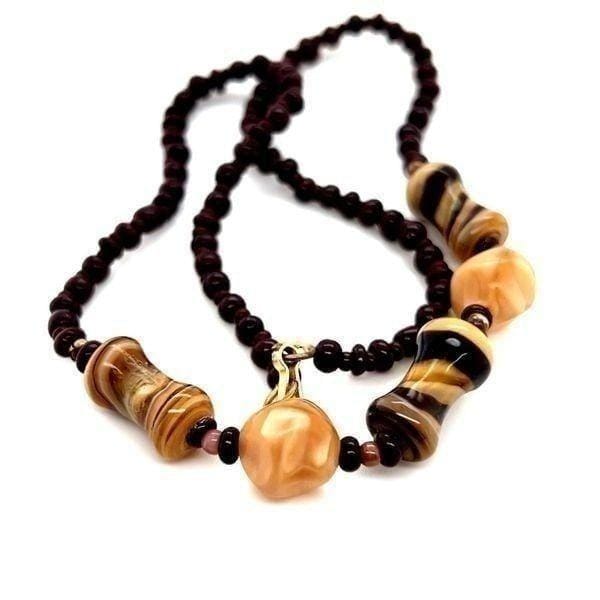 Brown Stone Necklace