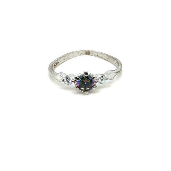 Mystic Topaz Accent Silver Ring - Women's Jewelry