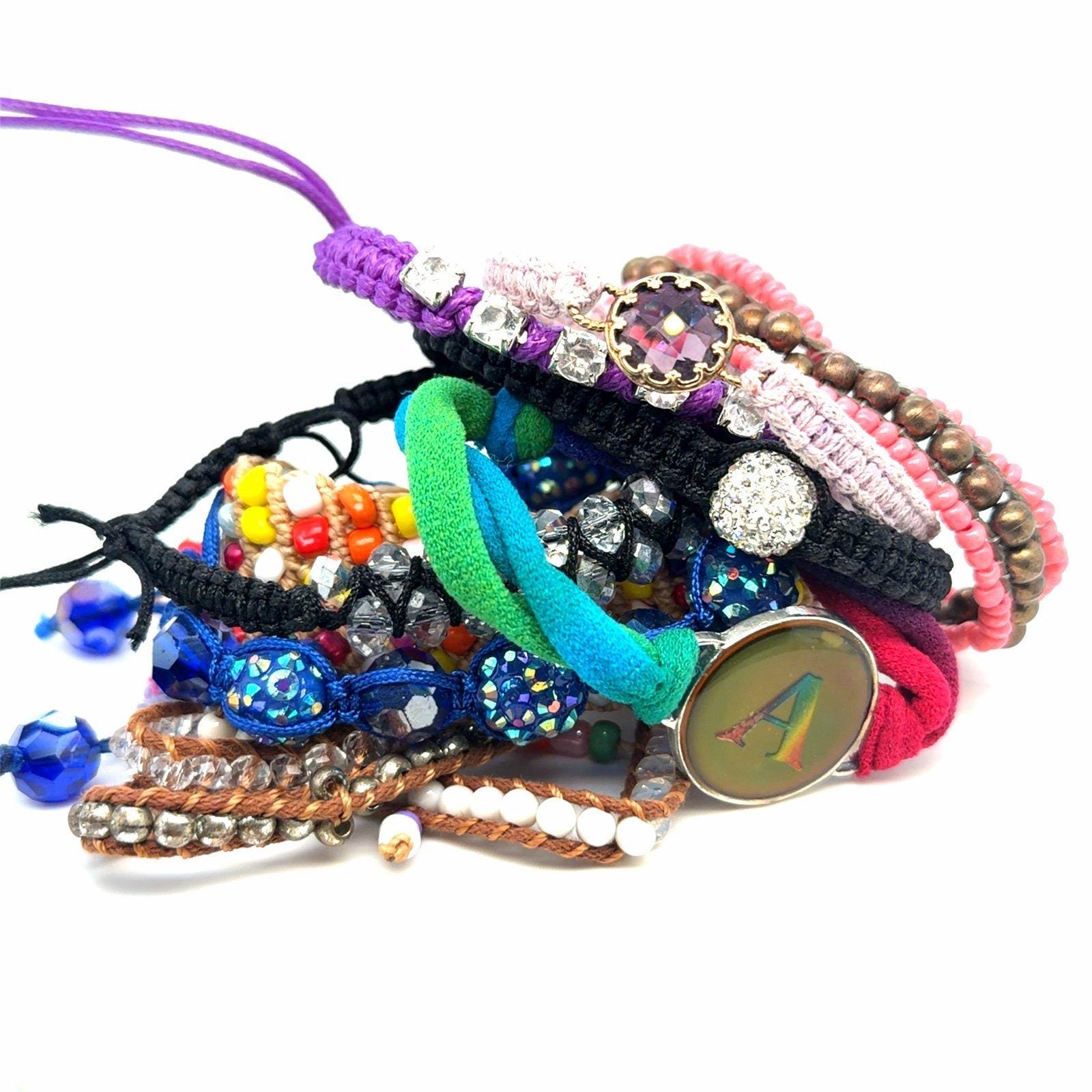 Lot of Stones Bracelets