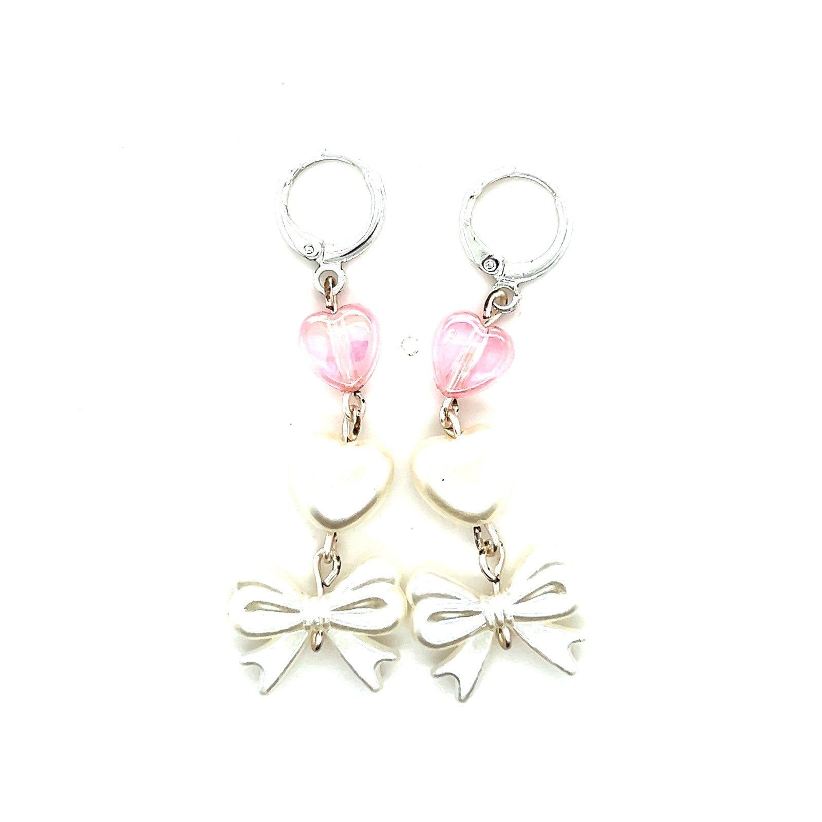 Heart/Bow Earrings