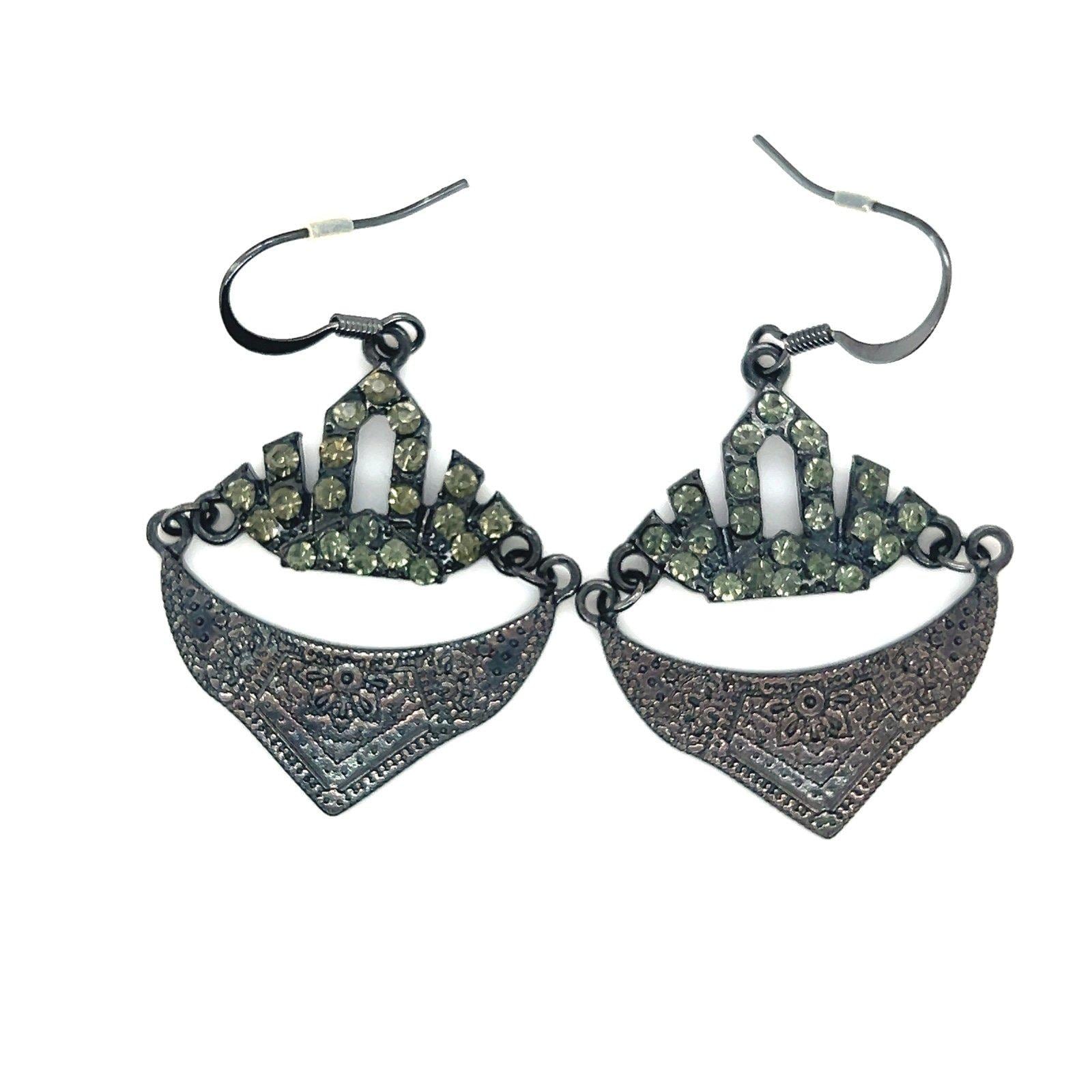 Black Dangle Earrings