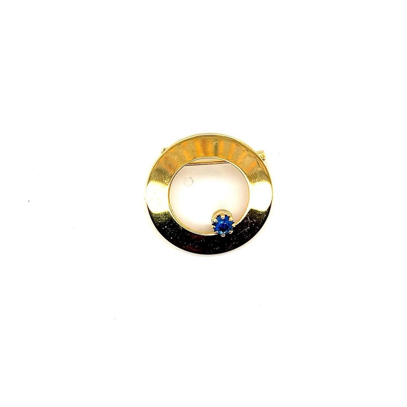 Sapphire Brooch