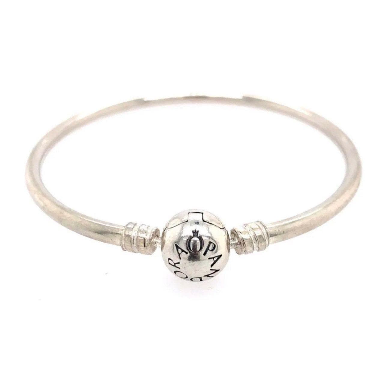 Pandora Round Clasp Bangle (6.5")