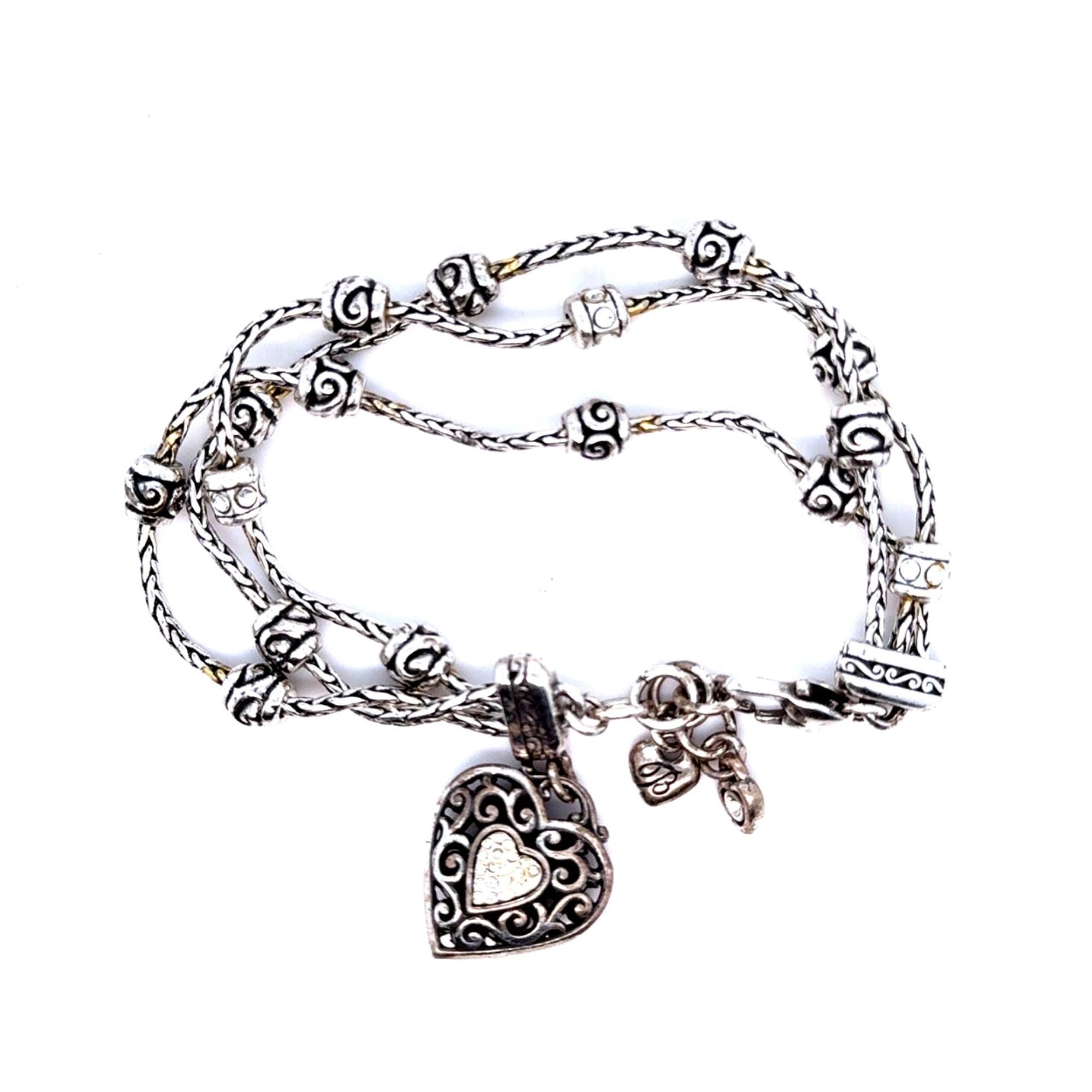 Brighton Crystals Heart Bracelet